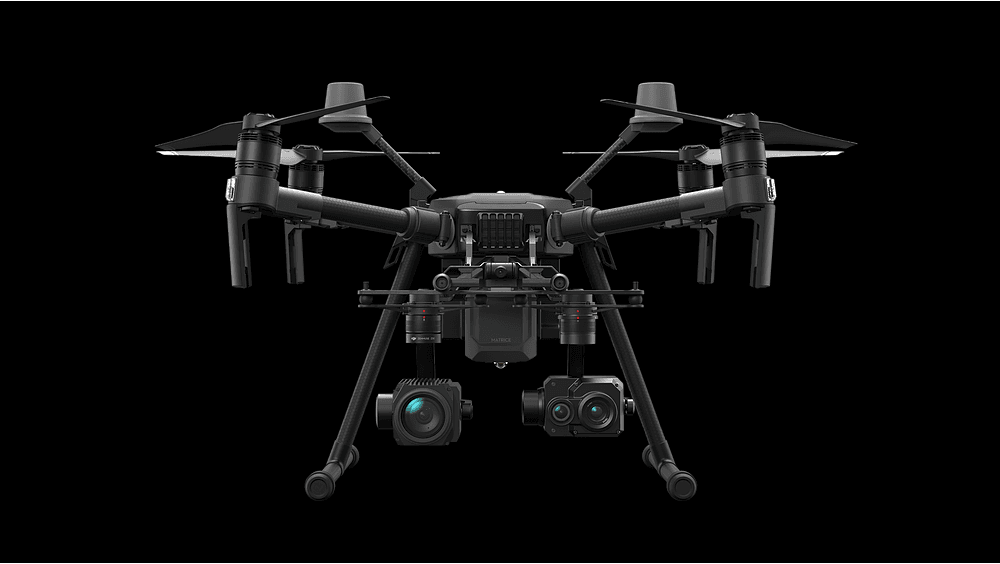 Drone em operação técnica